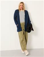 Textured Edge to Edge Longline Cardigan