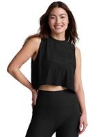 Beyond Yoga Minimal Balance Relaxed Crop Vest Top White