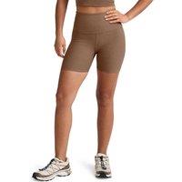 Beyond Yoga Spacedye Keep Pace High Waisted Biker Gym Shorts Chocolate