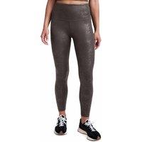 Beyond Yoga Powershine Printed High Waisted 7/8 Leggings Brown Mix