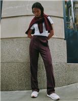 Side Stripe Wide Leg Joggers