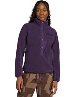 High Pile Half Placket Funnel Neck Fleece