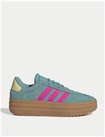 VL Court Bold Leather Platform Trainers