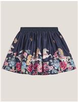 Satin Floral Tutu Skirt (3-13 Yrs)