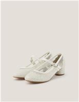 Kids Glitter Mesh Shoes (7 Small - 3 Large)