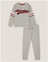 Cotton Rich Adventure Top and Bottom Outfit (2-13 Yrs)