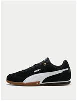 Puma Bella Dona SD Suede Trainers Black Mix