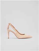 Suede Tassel Stiletto Heel Slingback Shoes