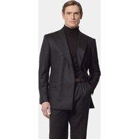 Hawes & Curtis Regular Fit Pure Wool Double Breasted Jacket Brown