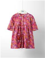 Pure Cotton Floral Dress (6 Mths - 7 Yrs)