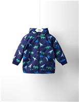 Dino Reversible Sherpa Lined Fleece Jacket (1-7 Yrs)