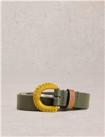 Leather Feature Detail Belt