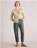 Mid Rise Tapered Jeans