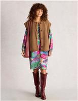 Borg Collarless Gilet