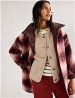 Button Front Quilted Gilet