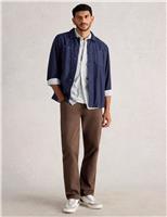 Straight Fit Garment Dyed Jeans