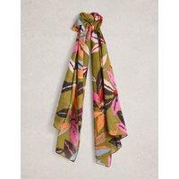 Cotton Blend Printed Scarf