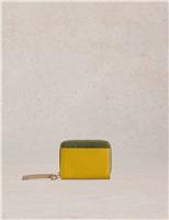 Leather Zip Around Purse