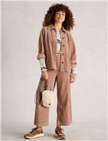 Cotton Rich Textured Utility Jacket with Lyocell