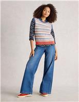 Pure Cotton Knitted Striped Tank Top