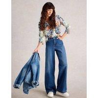 Pure Cotton Printed Notch Neck Top