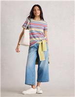 Pure Cotton Striped T-Shirt