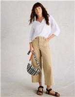 Pure Cotton Printed Notch Neck Top