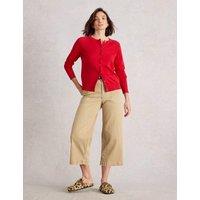Cotton Round Neck Cardigan