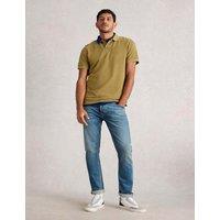 White Stuff Pure Cotton Polo Shirt Khaki