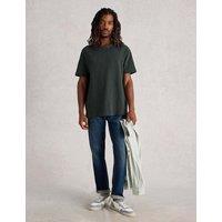 White Stuff Pure Cotton Crew Neck T-Shirt Black