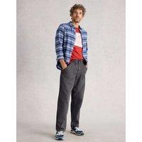 White Stuff Loose Fit Pure Cotton Utility Trousers Dark Grey