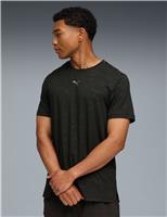 Puma Cloudspun Emboss Crew Neck Training T-Shirt Black