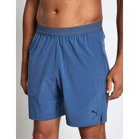 Puma MTech 7 Inch Elasticated Waist Stretch Shorts Denim