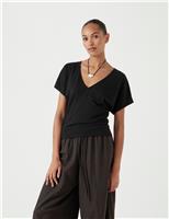 Cotton Rich V-Neck T-Shirt