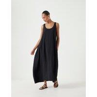 HUSH Liddie Air Flow Barrel Tank Dress Black