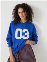 Pure Cotton Applique Sweatshirt