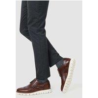 Jones Bootmaker Leather Derby Shoes Brown Mix