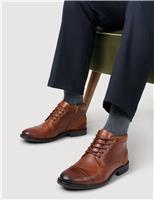 Leather Derby Boots