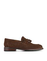 Wide Fit Suede Slip-On Loafers
