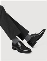 Wide Fit Leather Derby Shoes