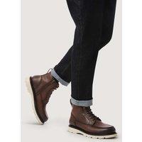 Jones Bootmaker Leather Casual Boots Dark Brown