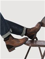 Leather Lace Up Boots