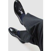 Jones Bootmaker Wide Fit Leather Slip-On Loafers Black