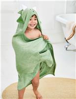 Pure Cotton Dinosaur Hooded Towel