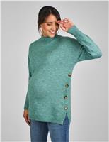 Maternity High Neck Jumper