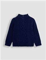 Chunky Cable Knit Half Zip Jumper (6 Mths-9 Yrs)
