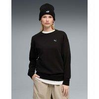 Puma Essentials Elevated Pure Cotton Sweatshirt Black