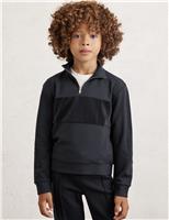 Jersey Half Zip Jumper (3-14 Yrs)