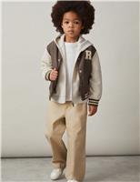 Colour Block Varsity Bomber Jacket (3-14 Yrs)