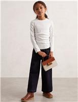 Cotton Rich Ruched T-Shirt (4-14 Yrs)